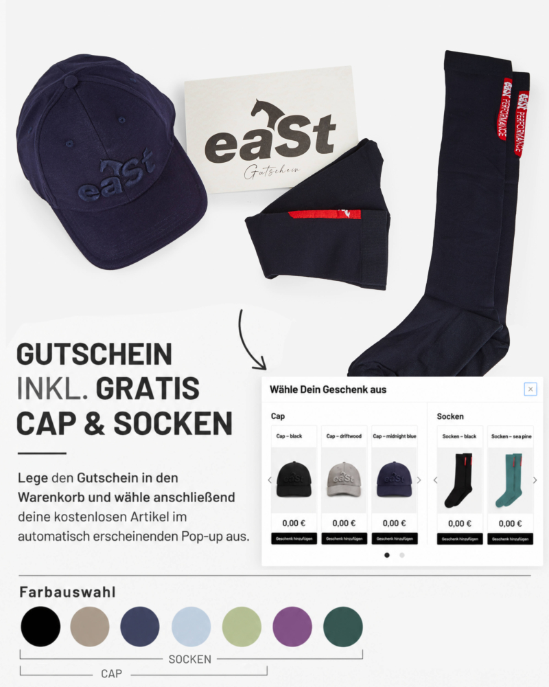Gift Card 150€ incl. Free Cap and Socks
